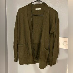 Madewell Green Cardigan